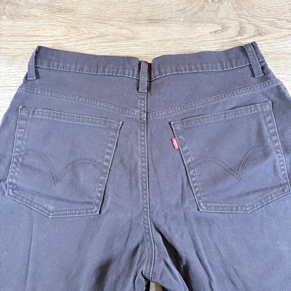 Levi's Jeans Women's Black Shorts Size 14 Stretch